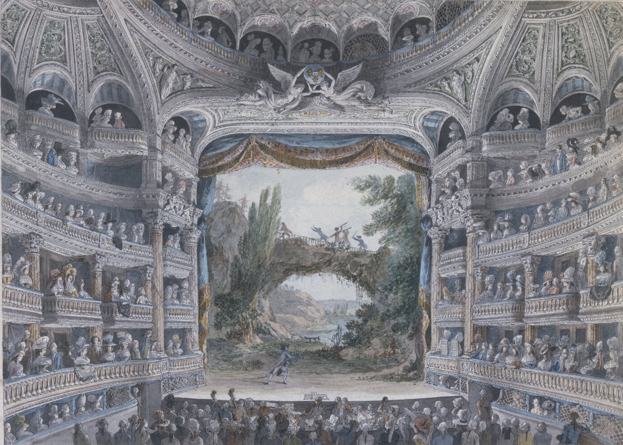 La Comédie-Française, c.1791 de Meunier