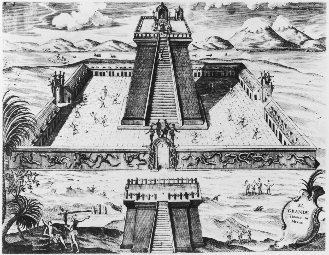 El Templo Mayor en Tenochtitlán, de 