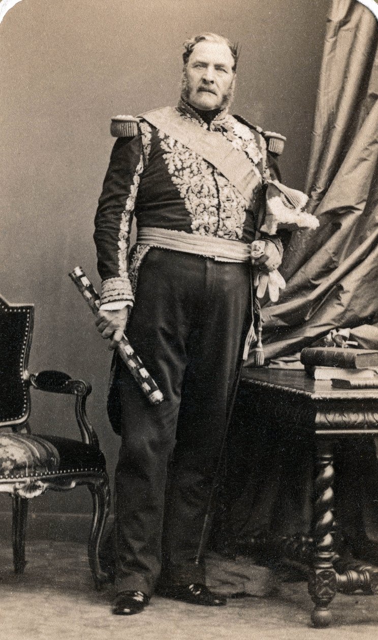 Retrato del mariscal Forey (1804-1872). Fotografía de Mayer y Pierson de Meyer and Pierson