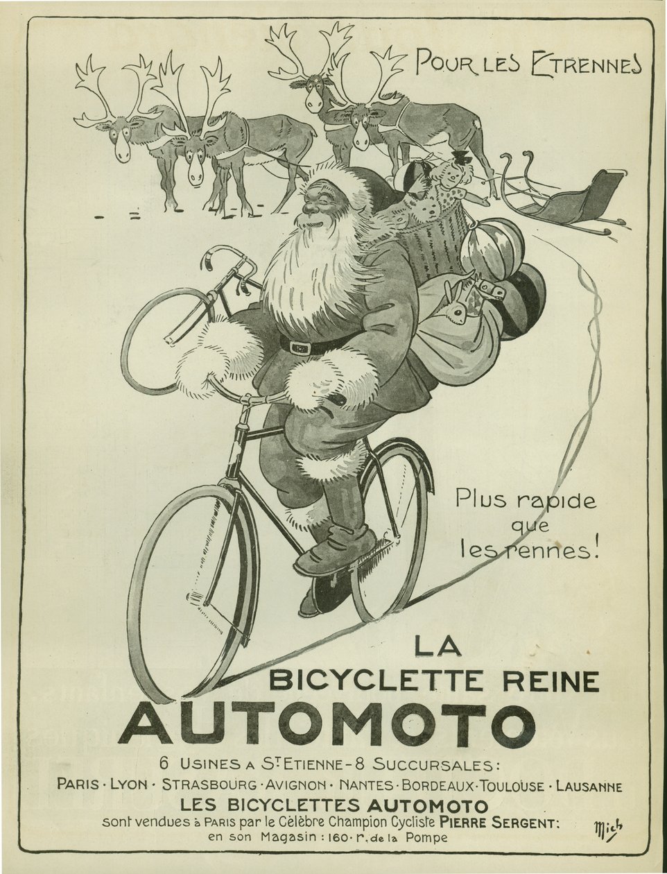 Póster publicitario de bicicletas 