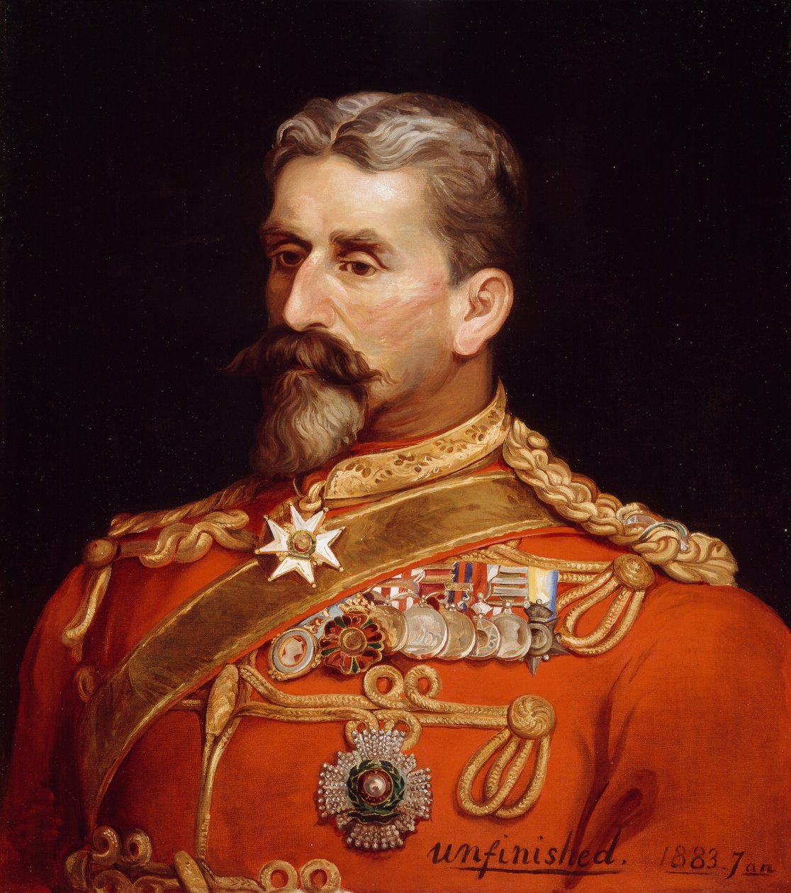 Mayor General Sir Charles Metcalfe MacGregor KCB CSI CIE (1840-87) como Intendente General de la India, 1883 de Michael Ciardiello
