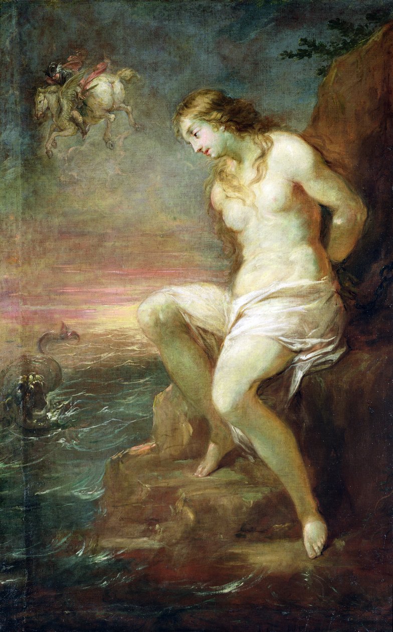 Perseo Rescatando a Andrómeda, c.1695 de Michael Leopold Willmann