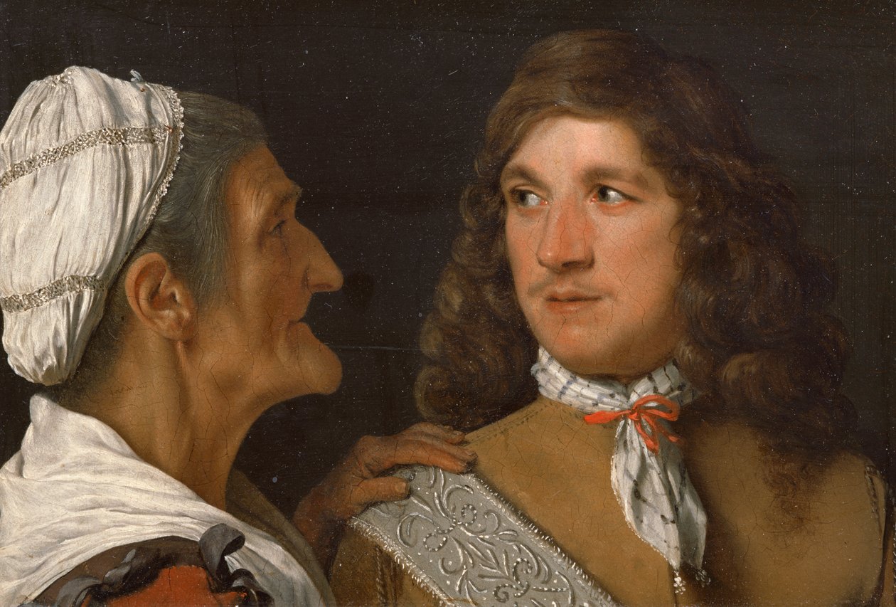 Un joven y la alcahueta de Michael Sweerts