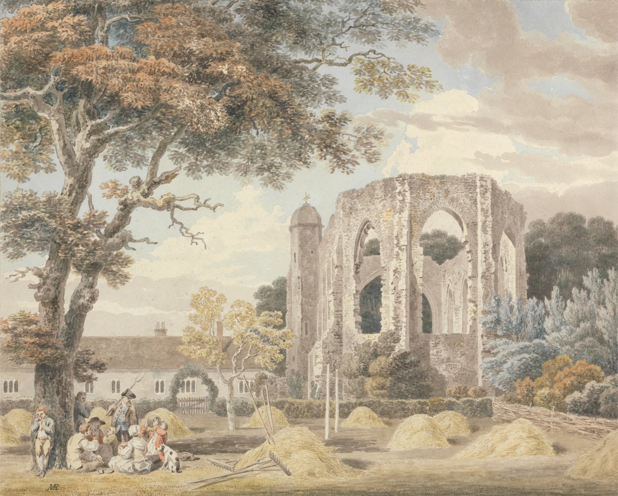 Capilla del monasterio de Greyfriars, Winchester de Michael Angelo Rooker