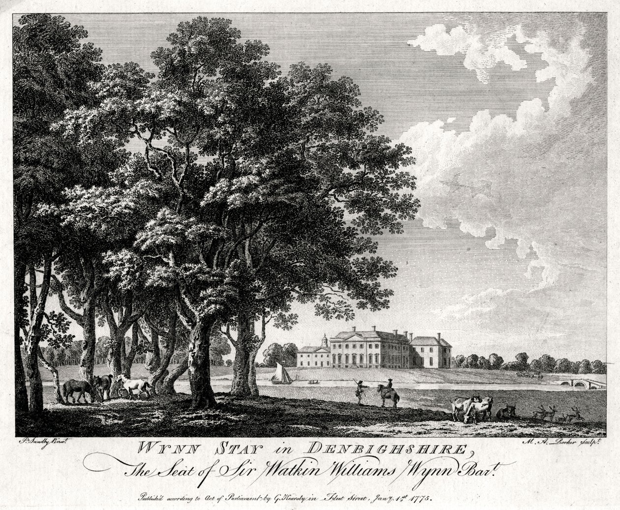 Wynn Stay en Denbighshire, Gales, 1775 de Michael Angelo Rooker