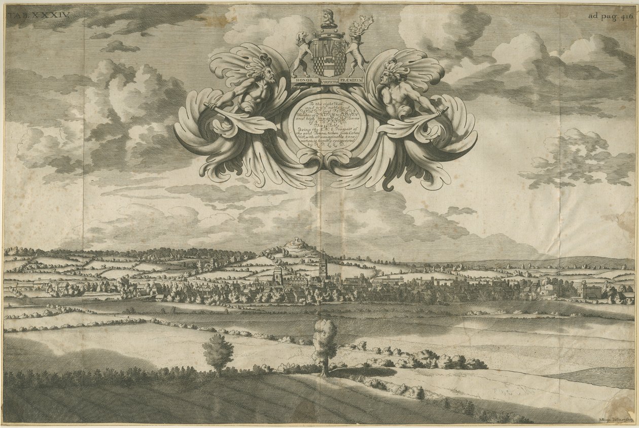Stafford - Perspectiva Este Noreste: grabado, s.f. [1686] de Michael Burghers