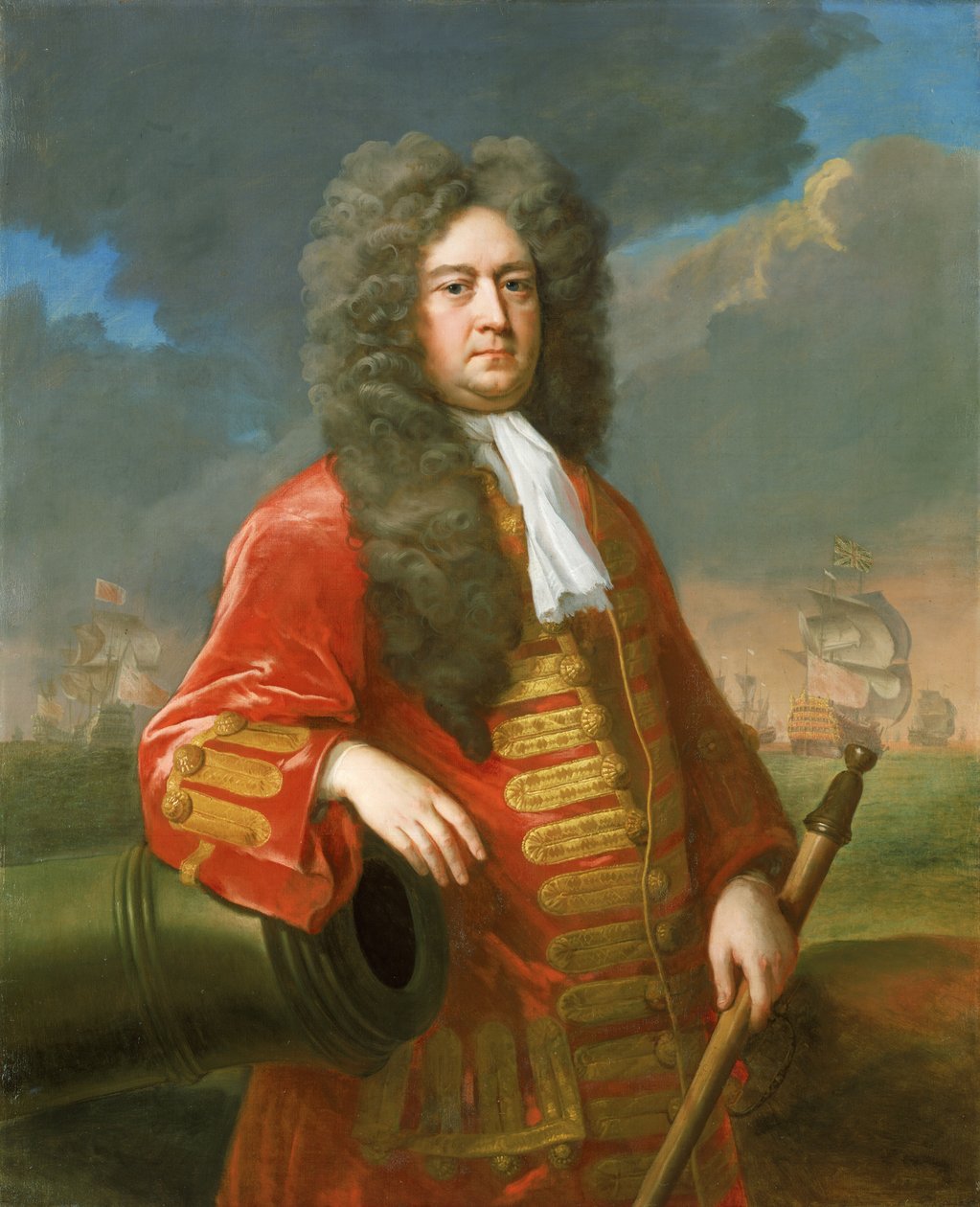 Almirante Sir George Rooke (1650-1709), c.1705 (óleo sobre lienzo) de Michael Dahl