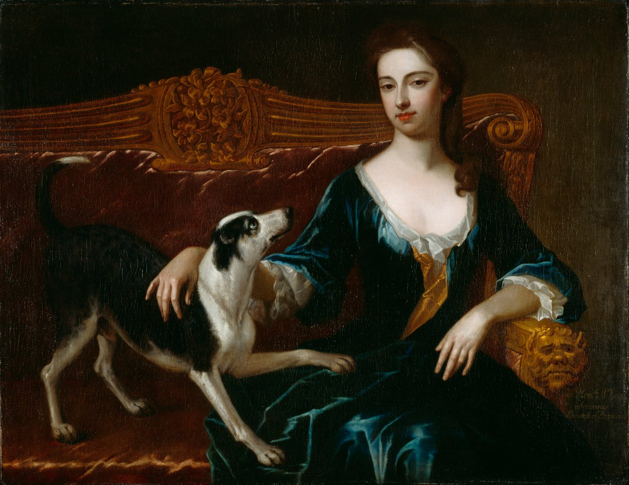 Elizabeth Grey, luego condesa de Portsmouth, siglo XVIII de Michael Dahl