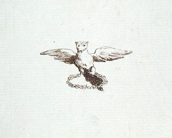 Dibujo del álbum de recortes de Michael Faraday (pluma y tinta sobre papel) de Michael Faraday