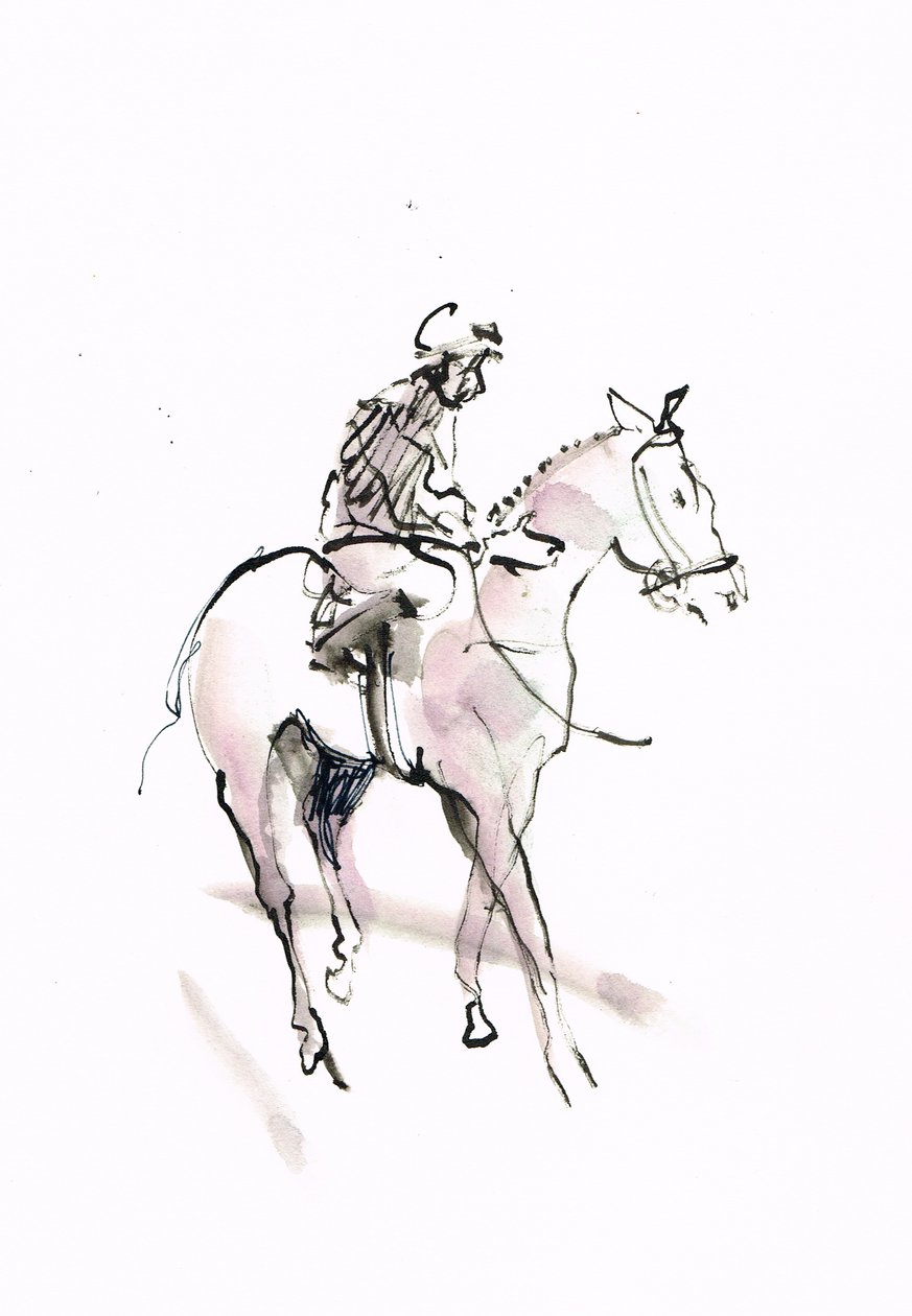 Sin título, 2018 (acuarela sobre papel) de Michael Frith