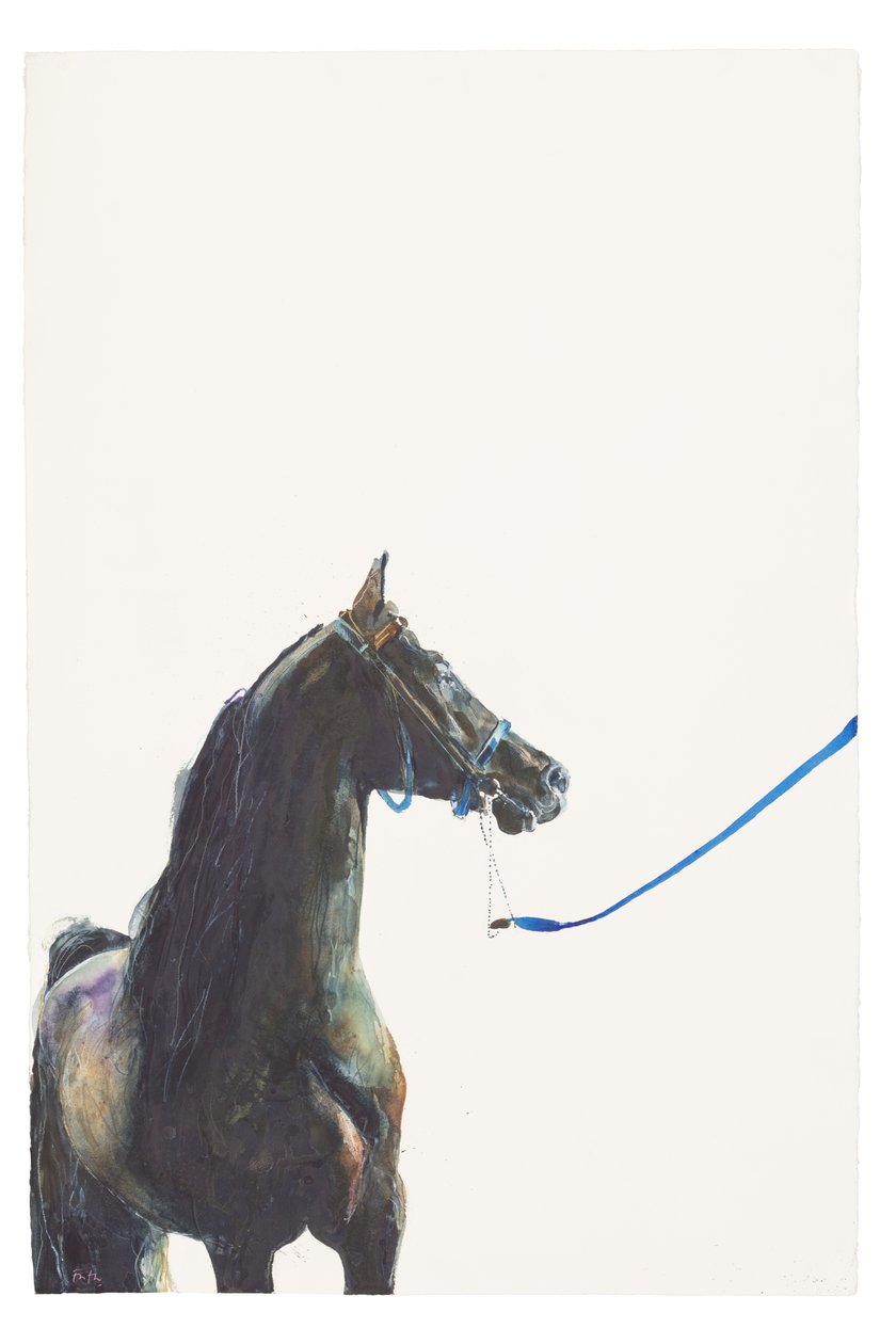 Sin título, 2018 (acuarela sobre papel) de Michael Frith