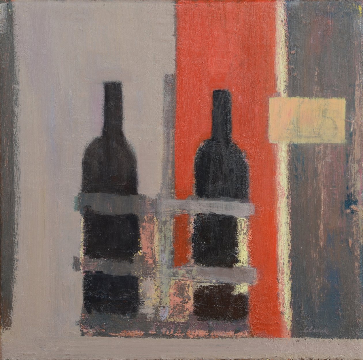 Claret y Burdeos, 2017 (óleo sobre lino) de Michael G. Clark