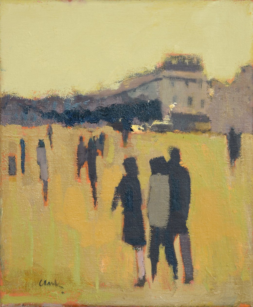 Amigos, 2017 (óleo sobre lino) de Michael G. Clark