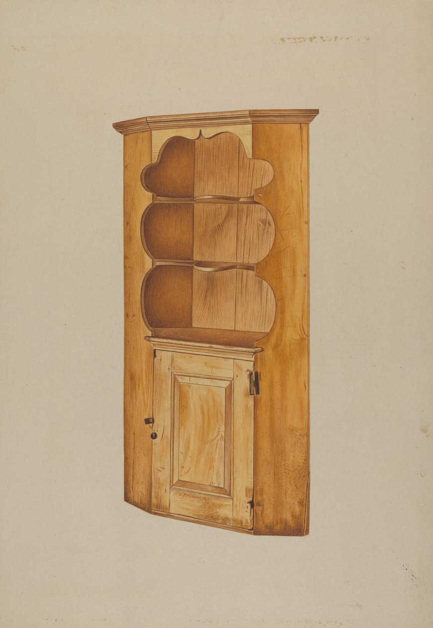 Armario de esquina, c. 1938 de Michael Riccitelli