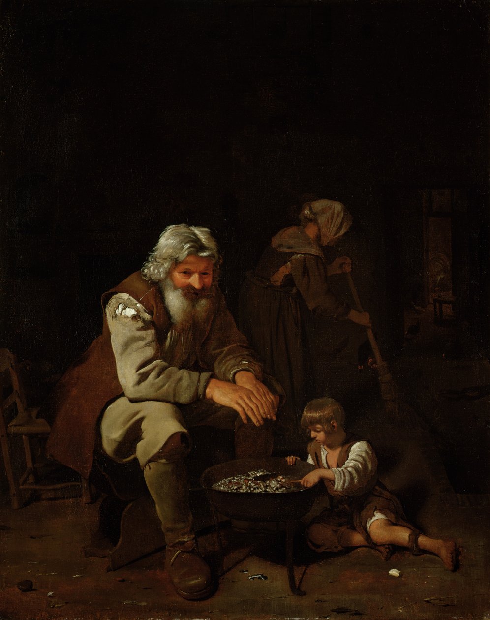 Una Alegoría del Invierno de Michael Sweerts