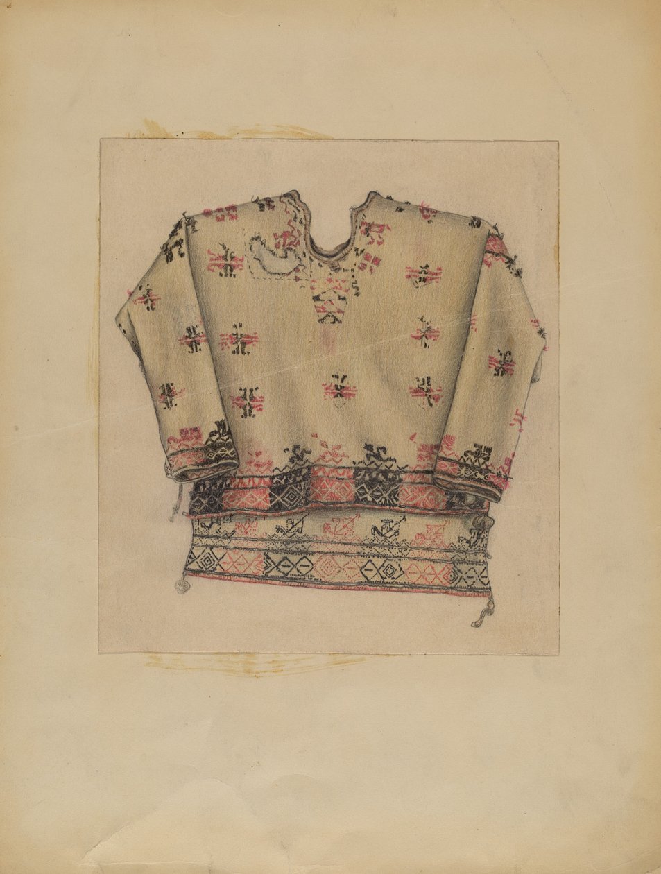Vestido de mujer bordado de Michael Trekur