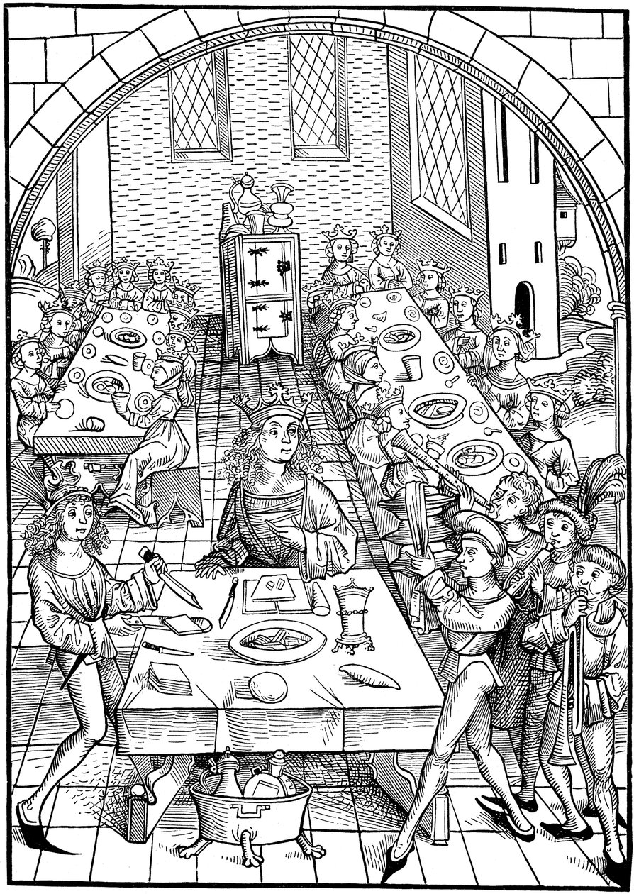 Ilustración del libro Schatzkammer, 1490-1491 de Michael Wolgemut
