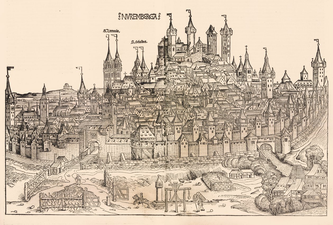 Núremberg, 1493 de Michael Wolgemut