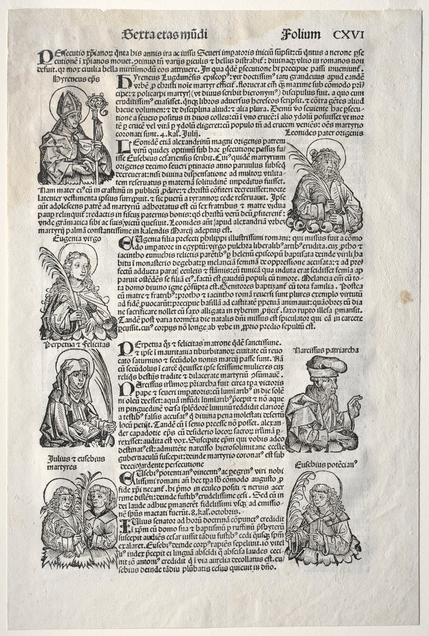 Crónica de Núremberg, 1493 de Michael Wolgemut