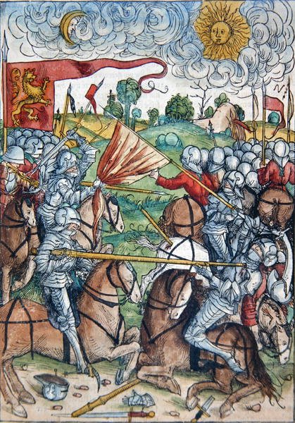 La batalla de Gabaón y el sol y la luna deteniéndose a petición de Josué, de 
