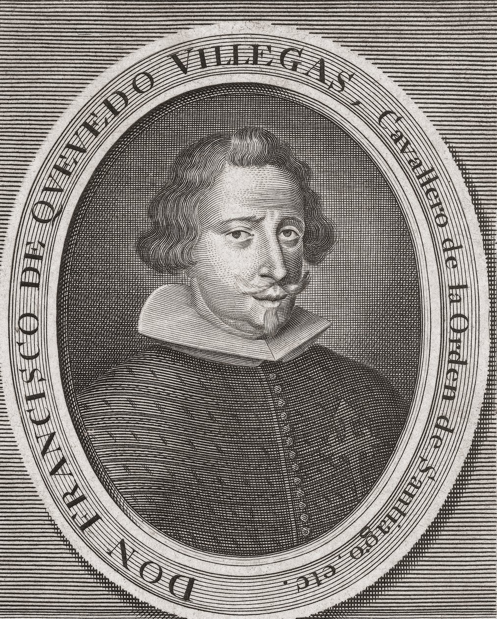 Francisco Gómez de Quevedo y Santibáñez Villegas de Michael van der (after) Gucht