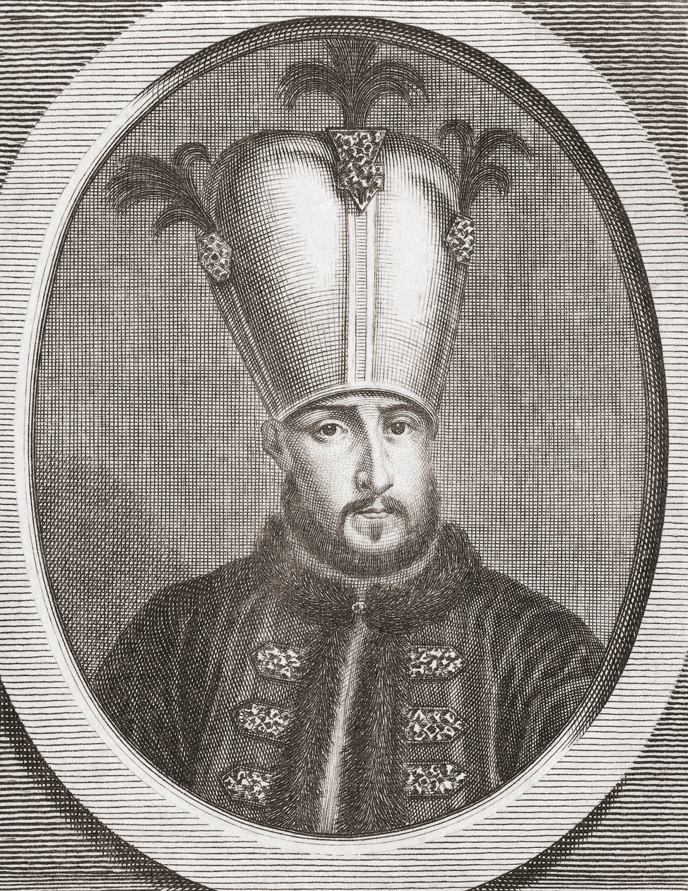 Ahmed III, Sultán del Imperio Otomano de Michael van der Gucht