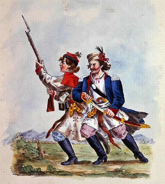 Trajes del ejército polaco después de 1700 de Michal Stachowicz
