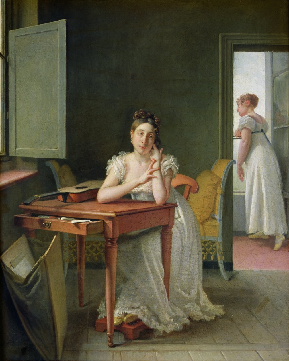 Retrato de Marceline Desbordes-Valmore de Michel Martin Drolling
