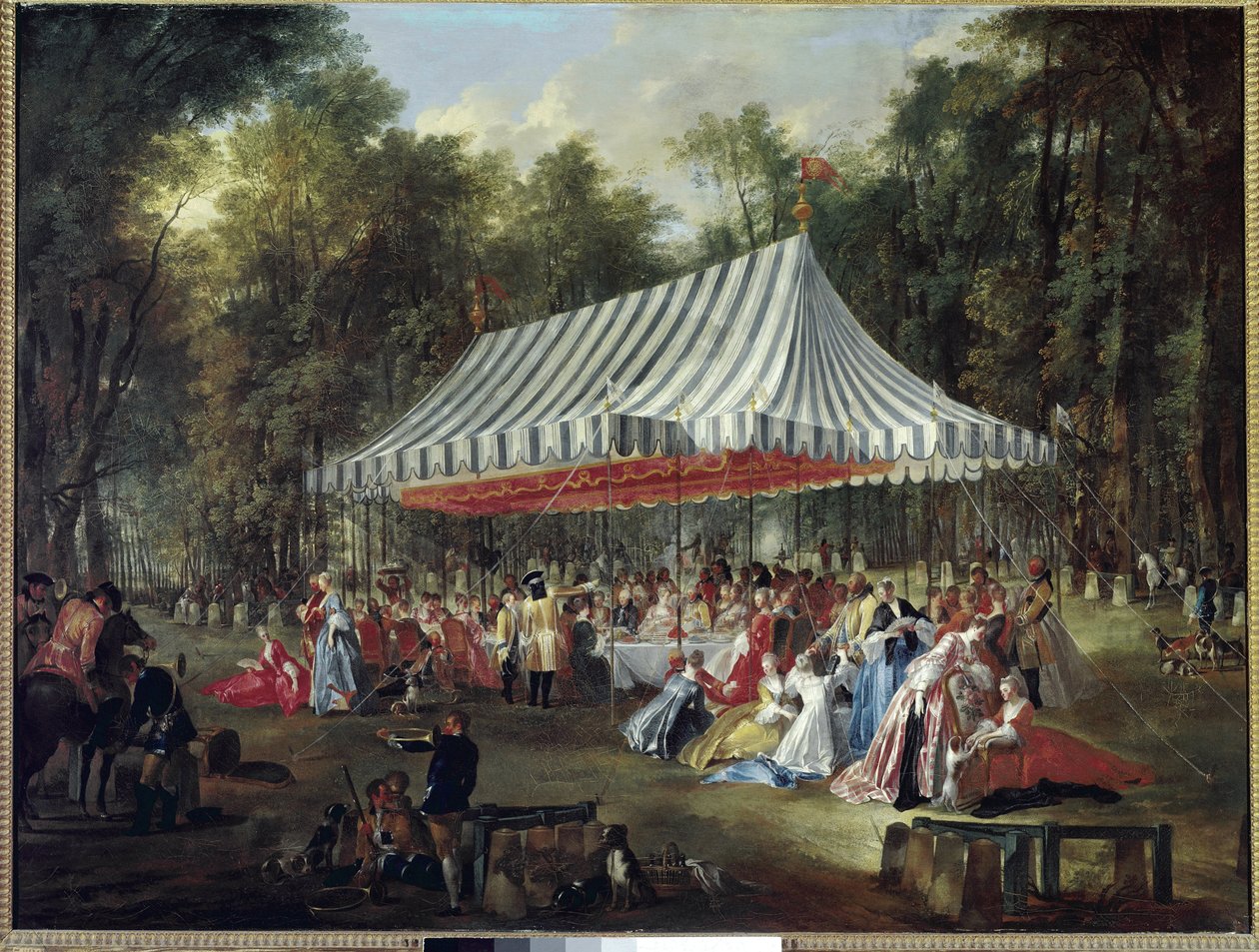 Banquete en el parque de Michel Barthelemy Ollivier or Olivier