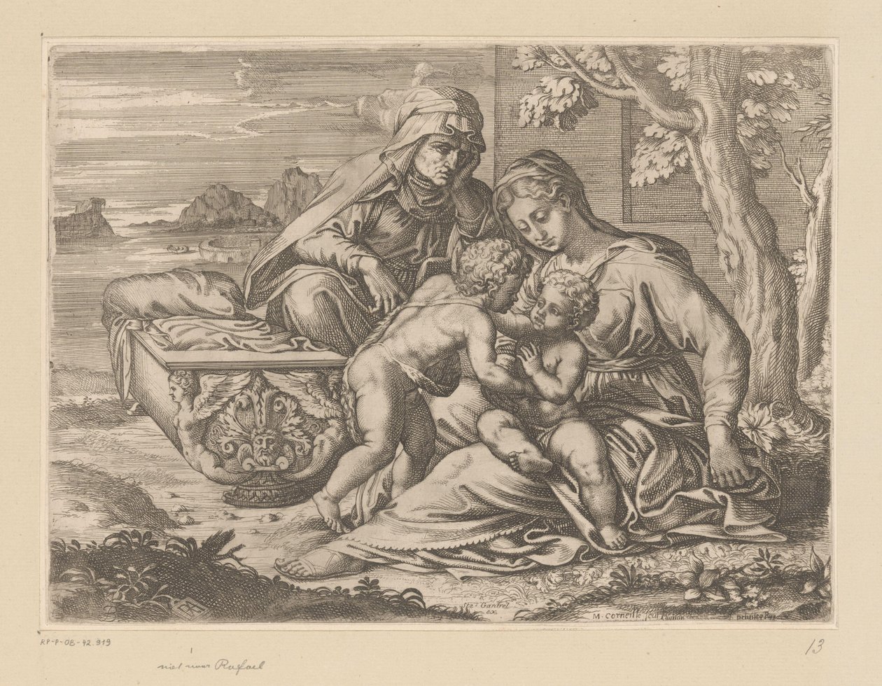 María y el Niño con H. Anna de Michel Corneille (II)
