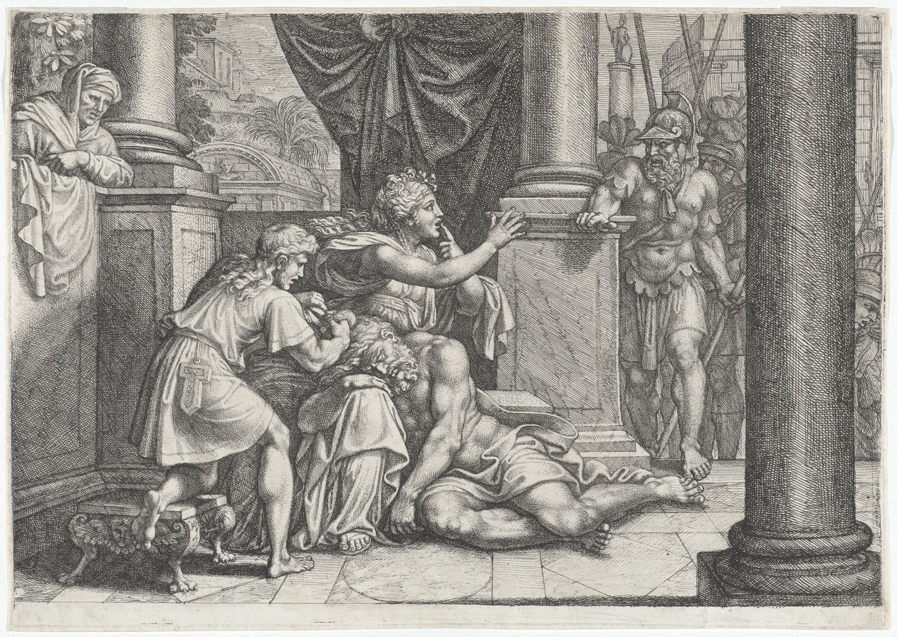 Sansón y Dalila de Michel Corneille