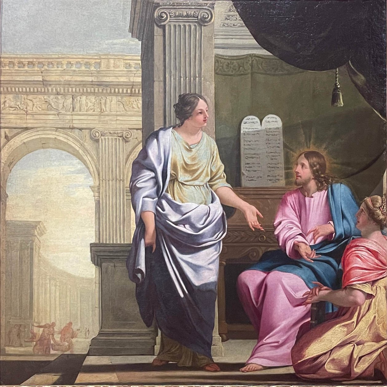 francés:  Le Christ chez Marthe et Marie de Michel Corneille the Elder