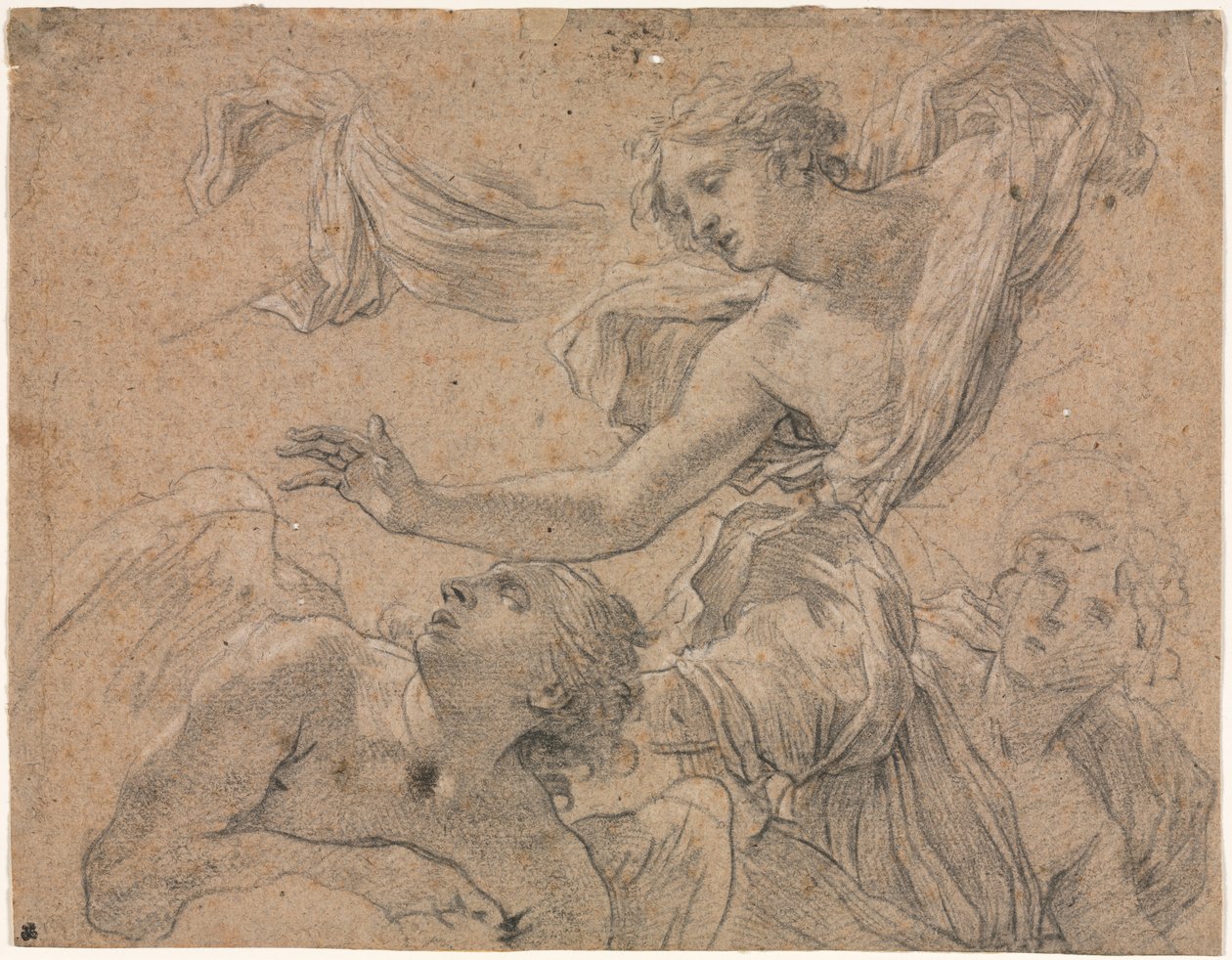 Estudios de ángeles (anverso) de Michel Dorigny