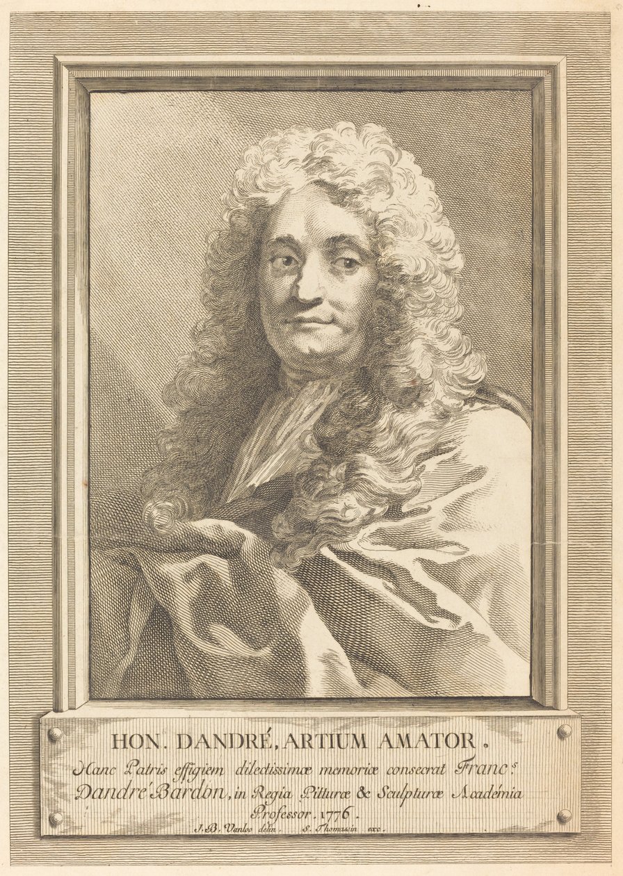 Retrato del Padre del Artista de Michel François Dandré Bardon after Jean Baptiste Van Loo