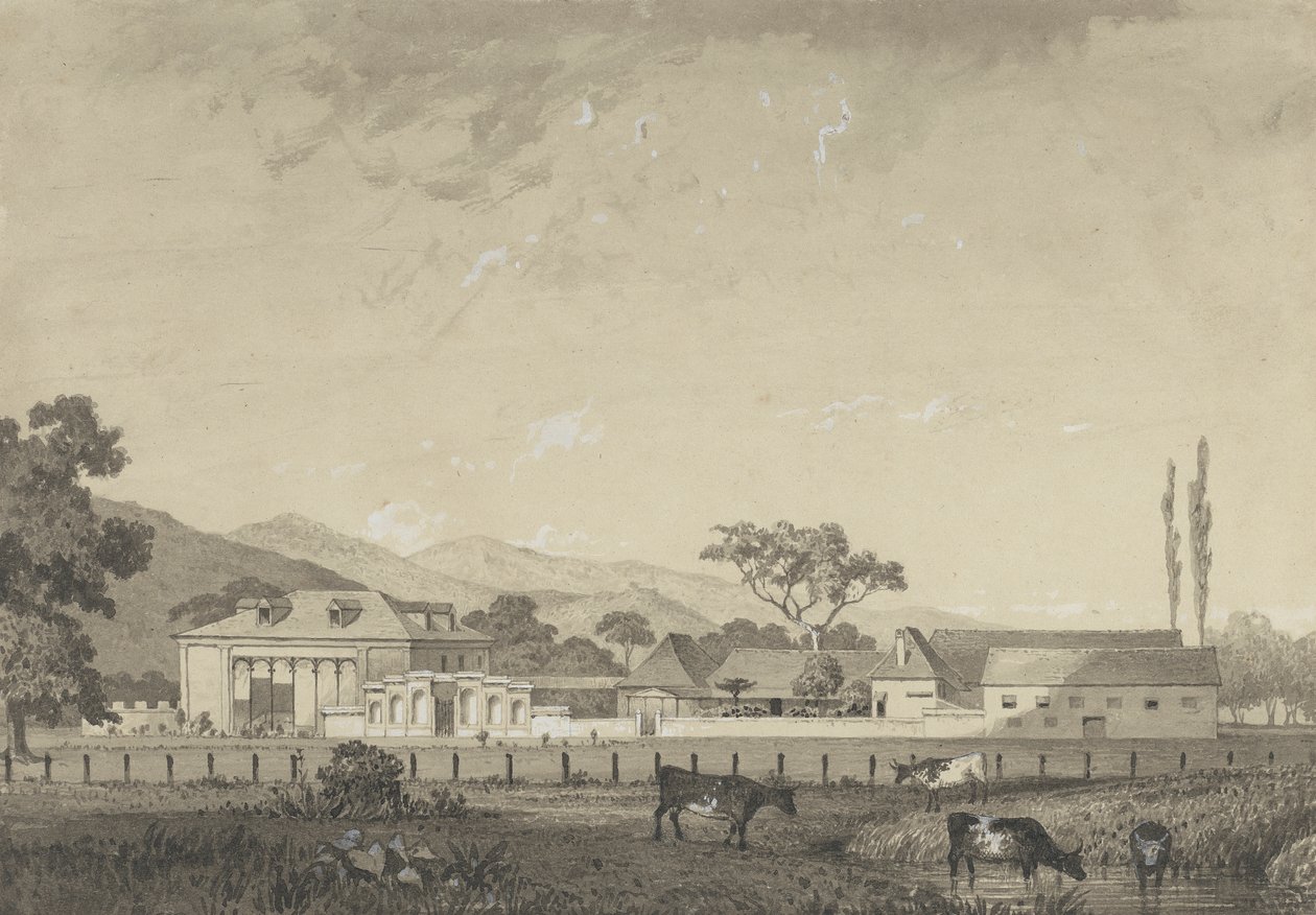 Residencia en Orange Grove Estate, Tacarigua de Michel Jean Cazabon