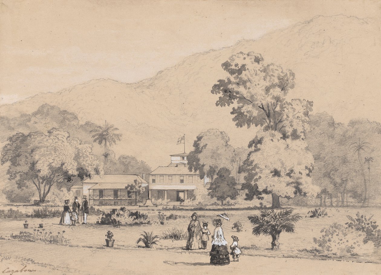 Residencia del Gobernador, St. Anns de Michel Jean Cazabon