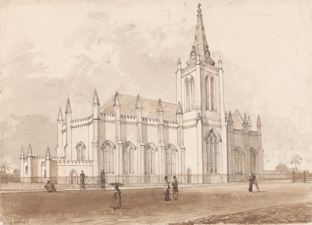 Iglesia de la Trinidad, Puerto España de Michel Jean Cazabon