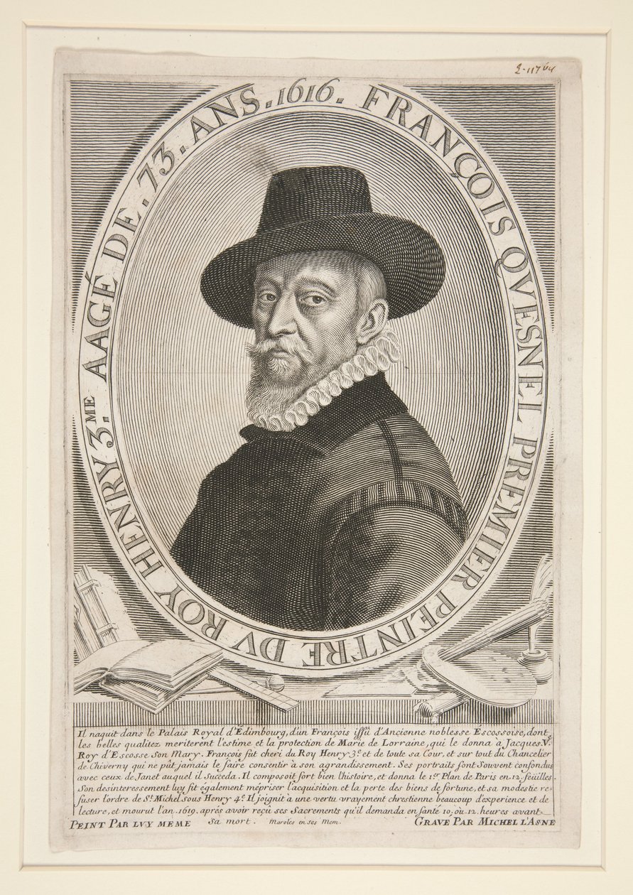 François Quesnel (1543-1619), a la edad de 73 años de Michel Lasne