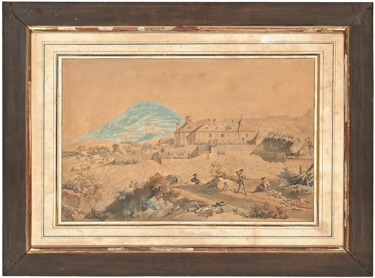 Una de las cuatro vistas de Le château d