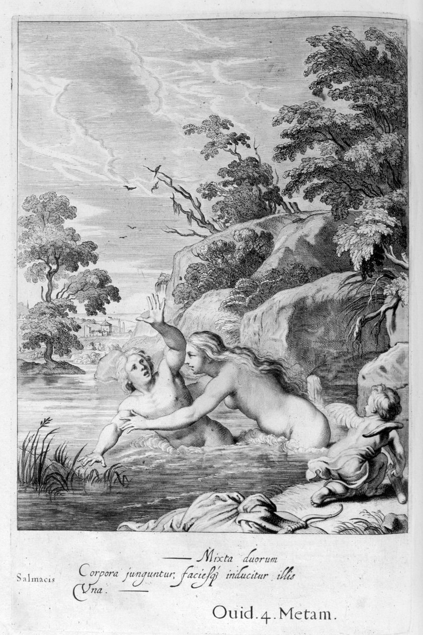 La Ninfa Salmacis y Hermafrodito, 1655 de Michel de Marolles