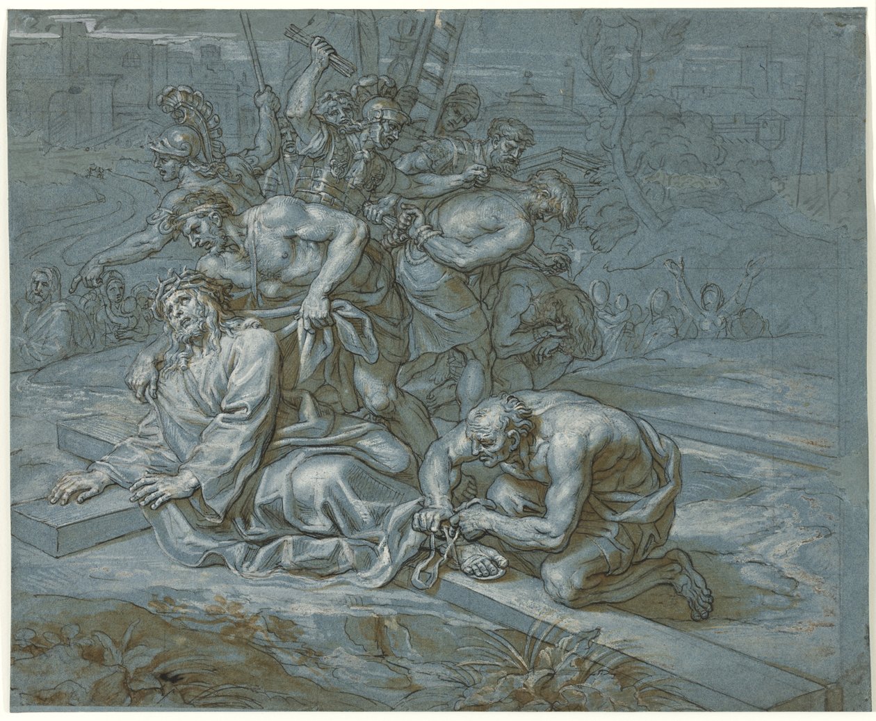 Cristo despojado en la cruz, c.1680 de Michel des Gobelins Corneille