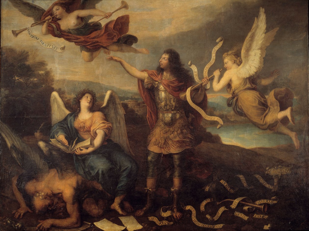 Arrepentimiento. Alegoría para el príncipe Luis II de Borbón-Condé, conocido como el Gran Condé (1621-1686) de Michel des Gobelins Corneille