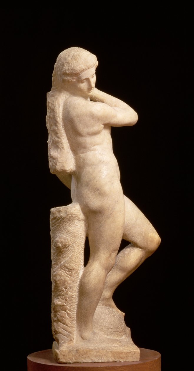 Apolo, o David, c.1530 (detalle) de Michelangelo Buonarroti