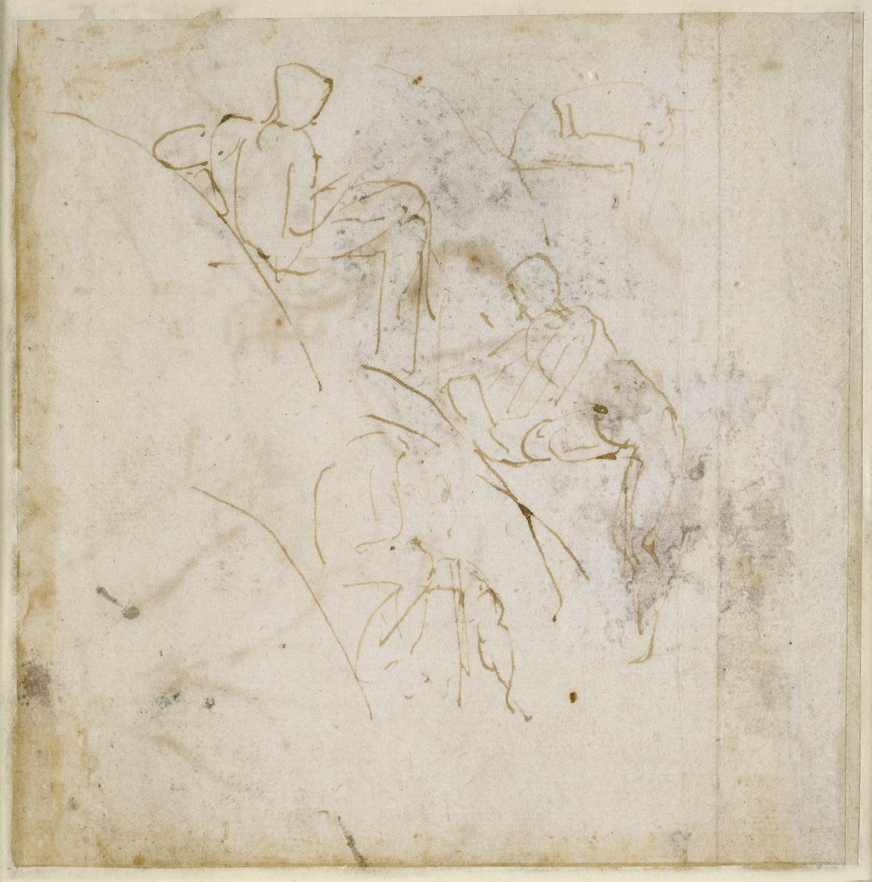 Estudio de figura, c.1511 de Michelangelo Buonarroti