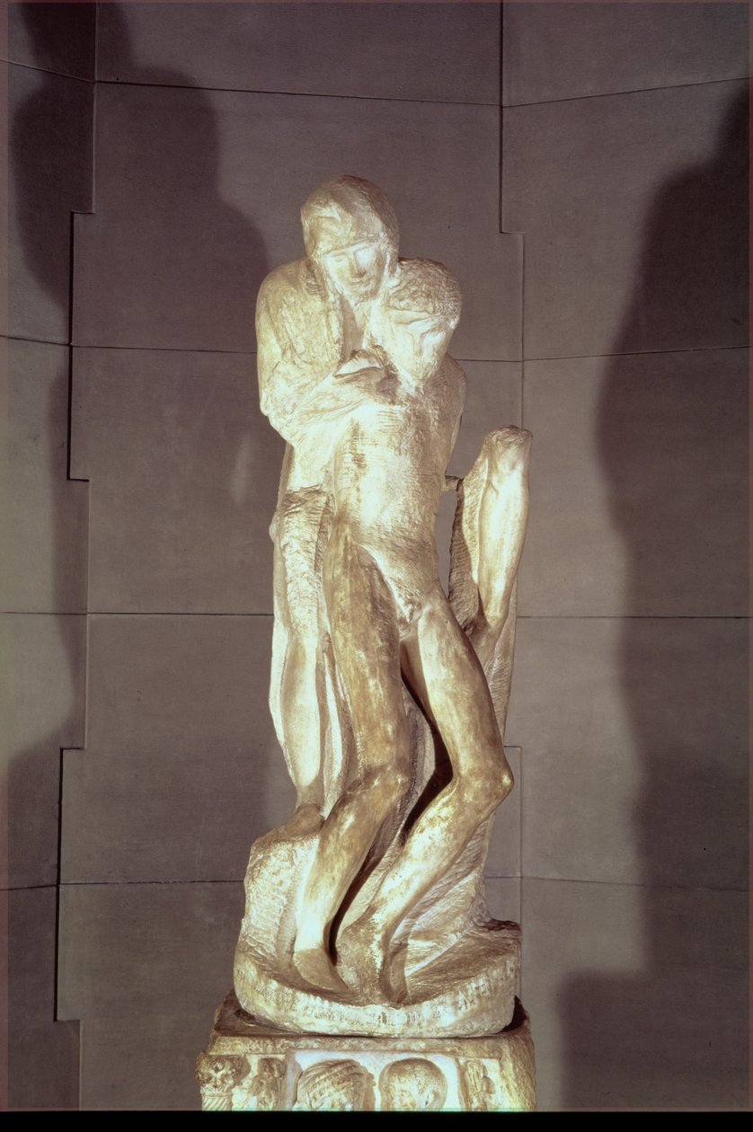 Piedad Rondanini, 1564 (mármol) de Michelangelo Buonarroti