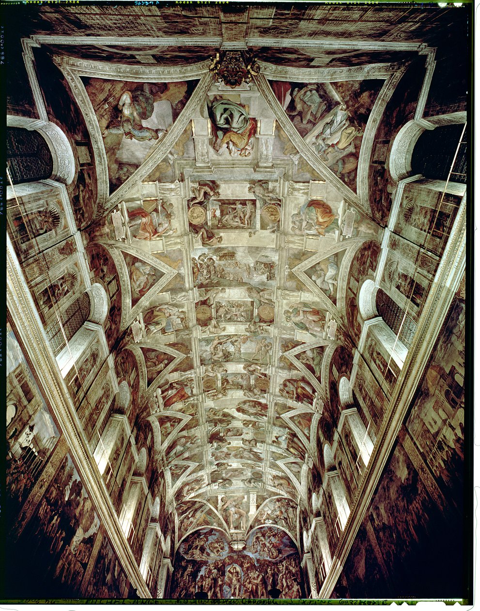 Techo de la Capilla Sixtina, 1508-12 de Michelangelo Buonarroti