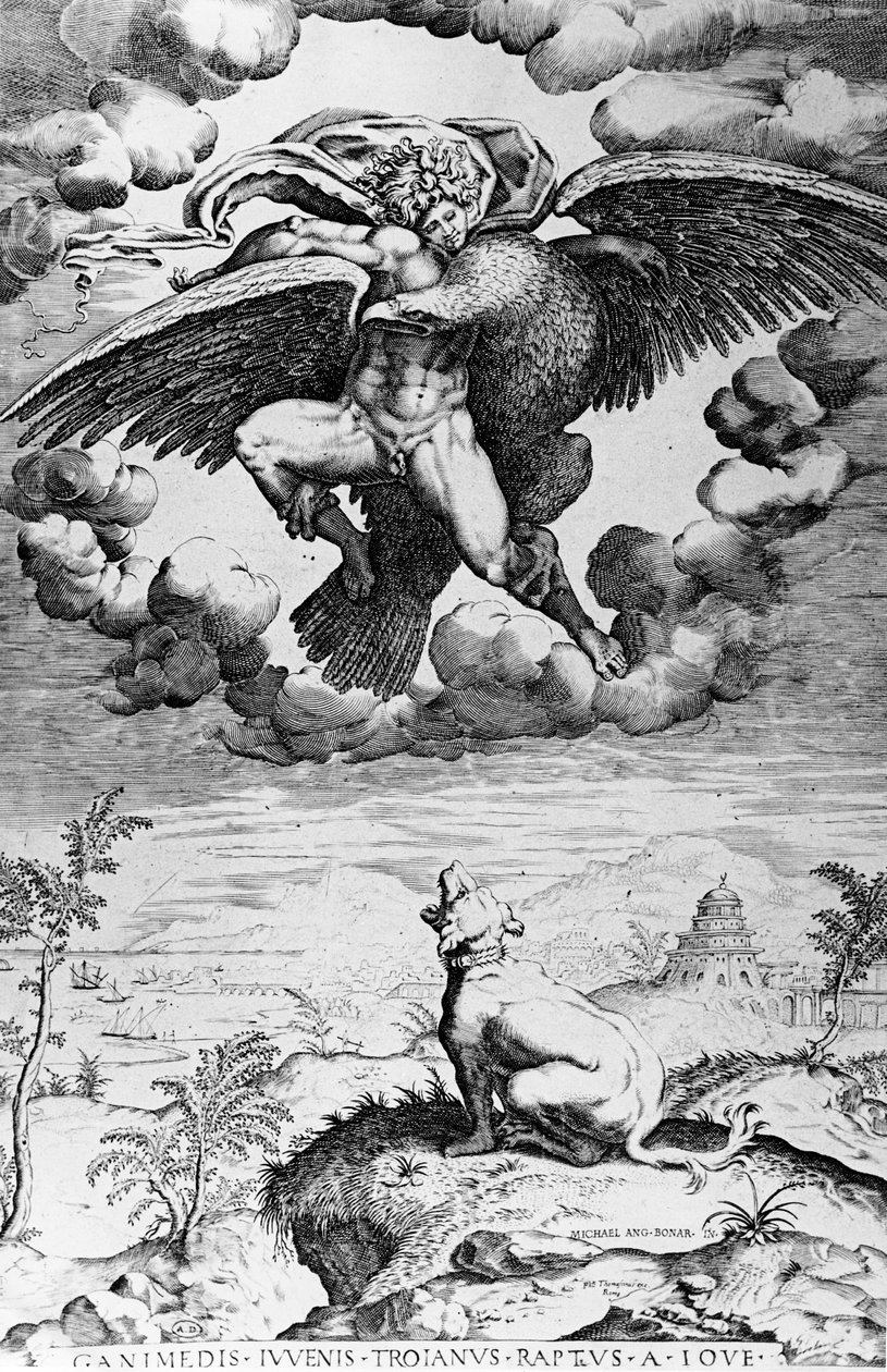 El Rapto de Ganímedes de Michelangelo Buonarroti