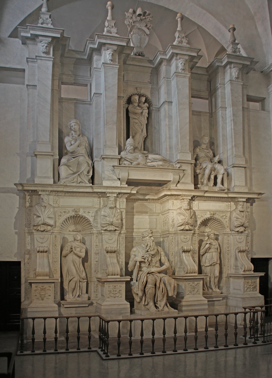 Tumba de Julio II, 1515 de Michelangelo Buonarroti