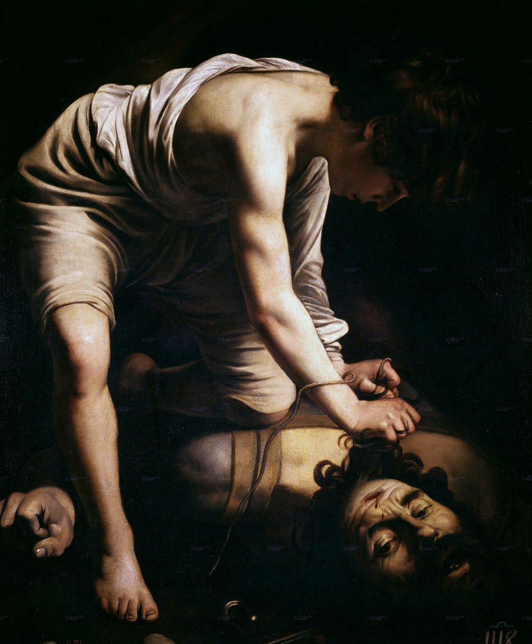 David y Goliat de Michelangelo Merisi Caravaggio