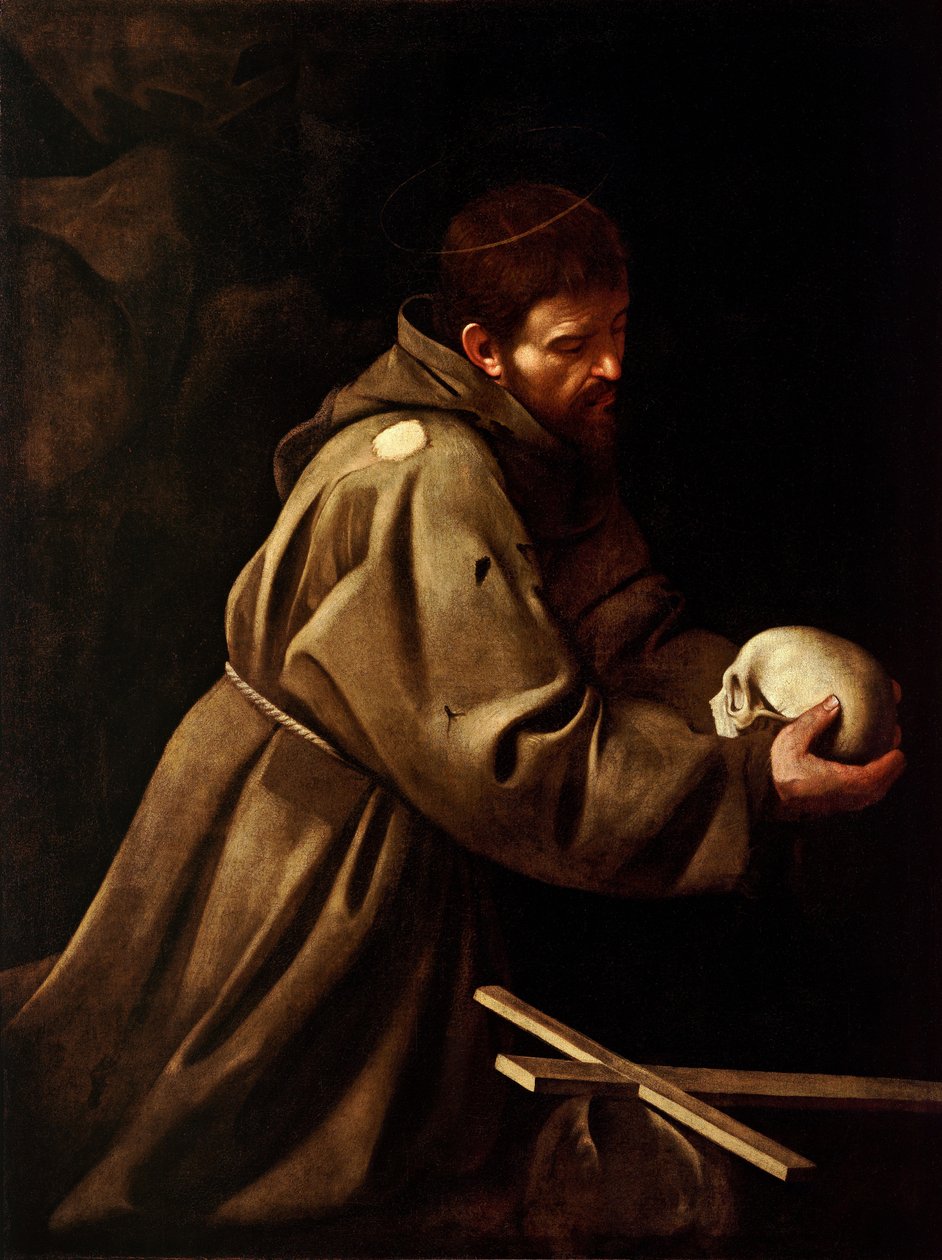 San Francisco en oración de Michelangelo Merisi Caravaggio